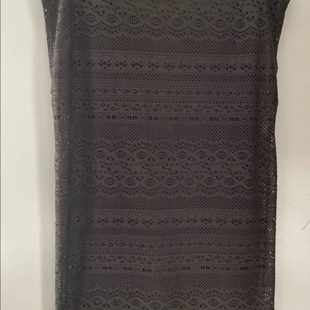 Brown Fishnet style Swimsuit coverup size small - Picture 4 of 7